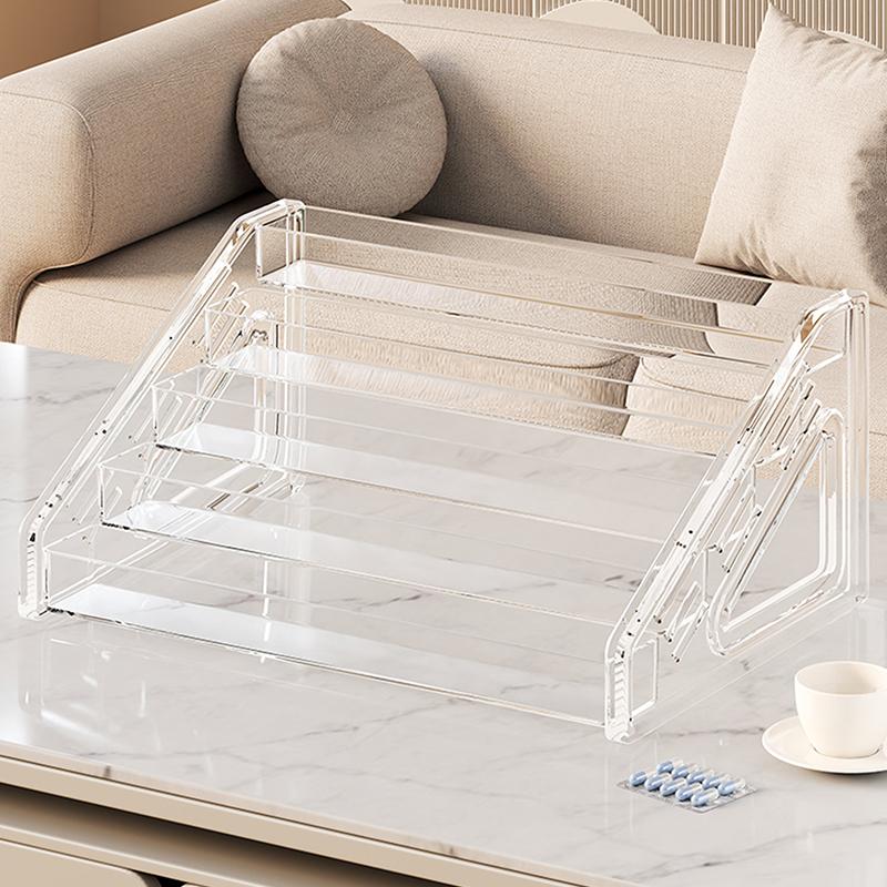 3/4/5/6/7 Layers Acrylic Cosmetic Nail Polish Orgaizer Display Rack Lipstick Perfume Makeup Storage Rack