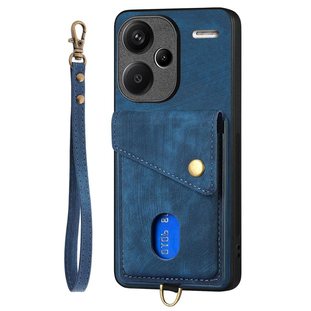 D1 For Xiaomi Redmi Note 13 Pro+ 5G Case Kickstand PU+TPU Phone Cover