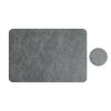 Faux Leather Placemat Coaster Dining Table Heat Insulation Pad Dual Side Waterproof Placemat for Kitchen Countertops Dining Tables