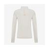 Logo Stand Collar Zipper Long Sleeve T-Shirt Women Tops NT7LR84C