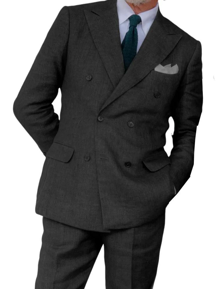 Men`s Elegant Two-Piece Banquet Suit -