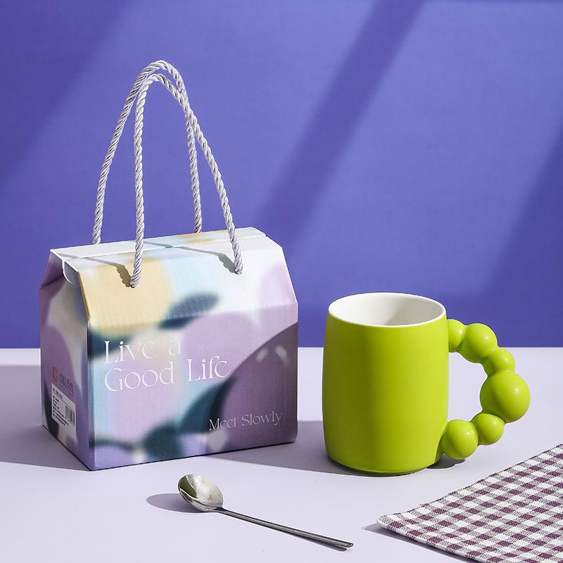 Graduation Season Creative Ceramic Mug - Festive Souvenir and High-Value Gift 401-500ml