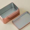 Solid Color Tea Container Square Empty Cans Gift Jars Card Box  Home Storage