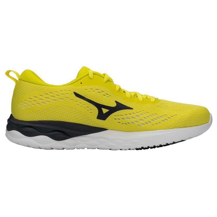 Mizuno Wave Revolt 2 Low Top Running Shoes Men Running Shoes Yellow Black J1GC218109