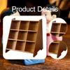 Collectible Display Case Shelves Multipurpose Wooden Storage Cabinet for Collectibles Dolls