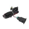 12V Universal Car LED Fog Light On Off Switch Wiring Harness Fuse Relay Kit
