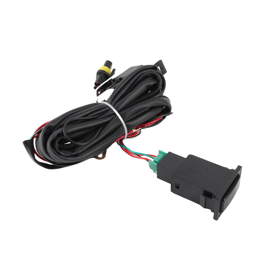 12V Universal Car LED Fog Light On Off Switch Wiring Harness Fuse Relay Kit