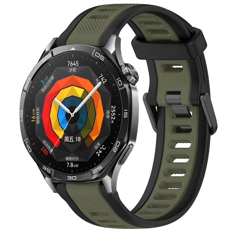 22mm 20mm 18mm Silicone Strap For Huawei Watch GT5/4/3/2 Pro Sports Bracelet Huawei Watch 5 46mm Xiaomi Watch S4 S3 S2 Wristband