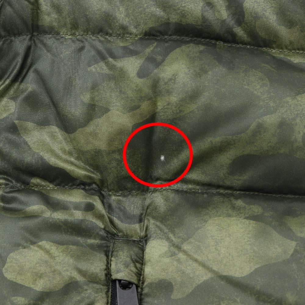 TATRAS Significant Down jacket MTK18A485 Camouflage Pattern Reversible khaki/black Nylon mens Used