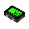 LCD Digital Tachometer Engine Tach Hour Meter Gauge Inductive Tachometer with Alligator Clip 2 IN 1 Clock Display SVC Alert RPM