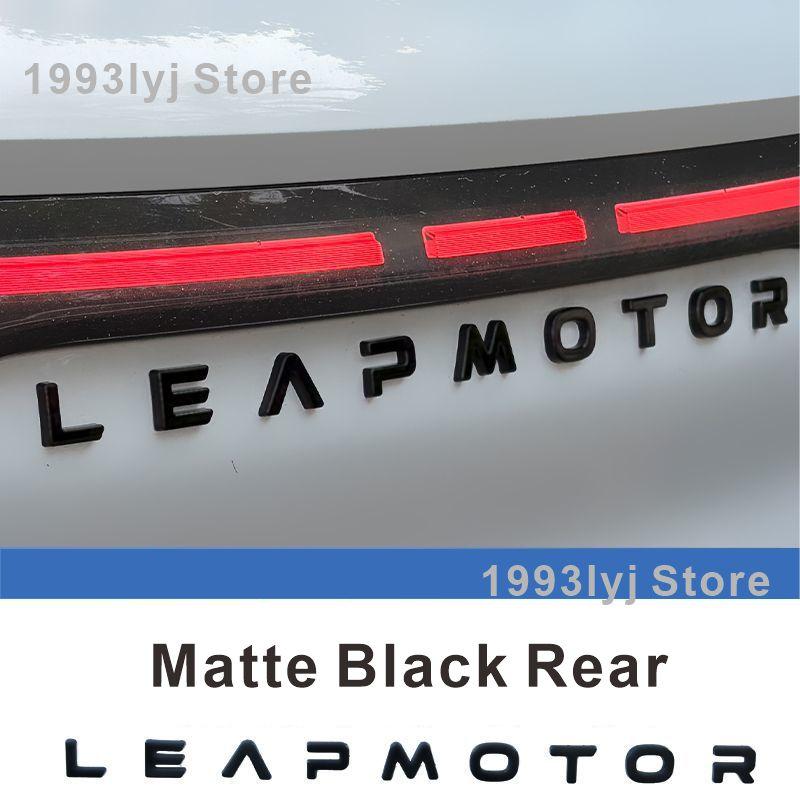 jhwpr5 For LEAPMOTOR B10 Styling Plastic Rear Emblem Front Grille Badge High-end Decals Auto Exterior Decoration