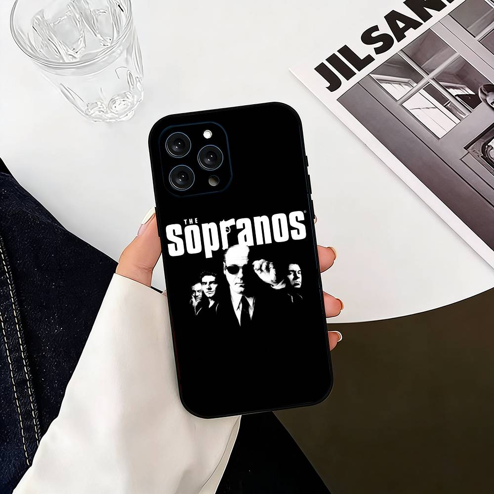 The-e S-sopranos Phone Case For iPhone 17, 16,15,14,13,12,11 Plus,Pro Max, Others Soft Black Cover