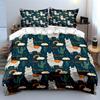 Llama No Prob Pattern Bedding Bedding Duvet Cover Set Duvet Cover Pillowcases (1 * Duvet Cover 2 * Pillowcases, Without Duvet Insert)