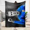 Football Player Celebration Blanket Durable Comfort Great for Office Chair Livingroom Office Four Seasons Universal Digital Print