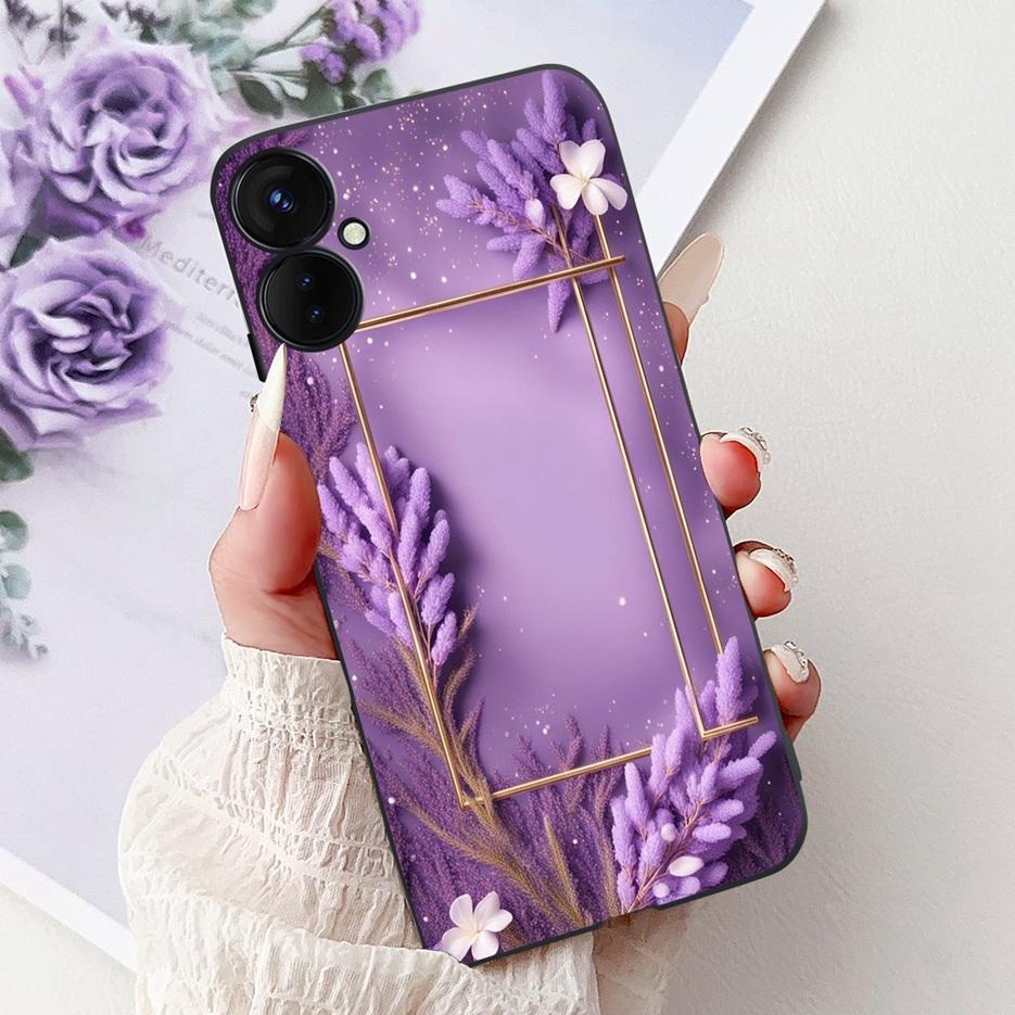 For Tecno Spark 9 Pro Case Spark9 Pro KH7n New Luxury Painted Cover Soft Silicone Phone Case For Tecno Spark 9T Spark9T KH6 Bags