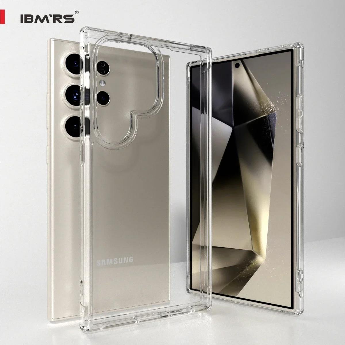 

(Comes with wrist strap)IBMRS for Samsung Galaxy S23 FE phone case,Anti fingerprint Shockproof Phone Cover, Anti-Scratch Clear Back camo (Clear) чистый