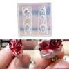 Flexible Silicone Nail Art Mold Creative Charm Design Reusable Manicure Accessories Easy Clean Home Salon Use