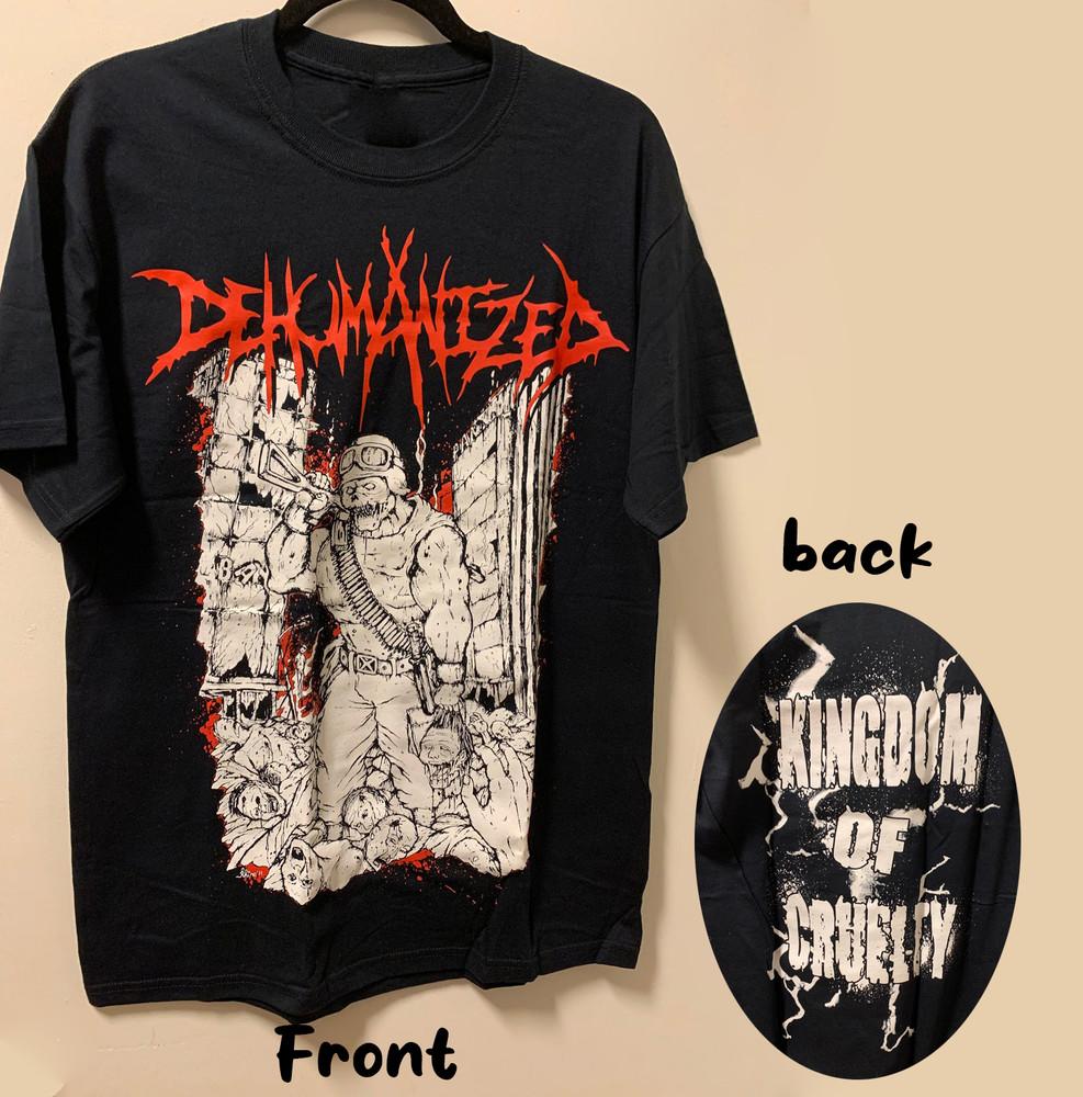 Винтажная Футболка Унисекс Dehumanized Death Slam Metal XXL