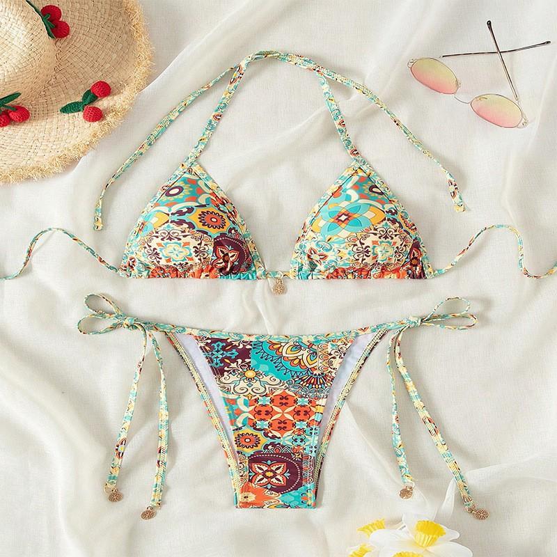 

Printed Sexy Bikini Beach Hot Swimsuit Women s High-end L