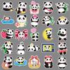 50 Original Panda Graffiti Cartoon Cute Animals Creative Decorative Cups Mobile Phone Case Computer Stickers
