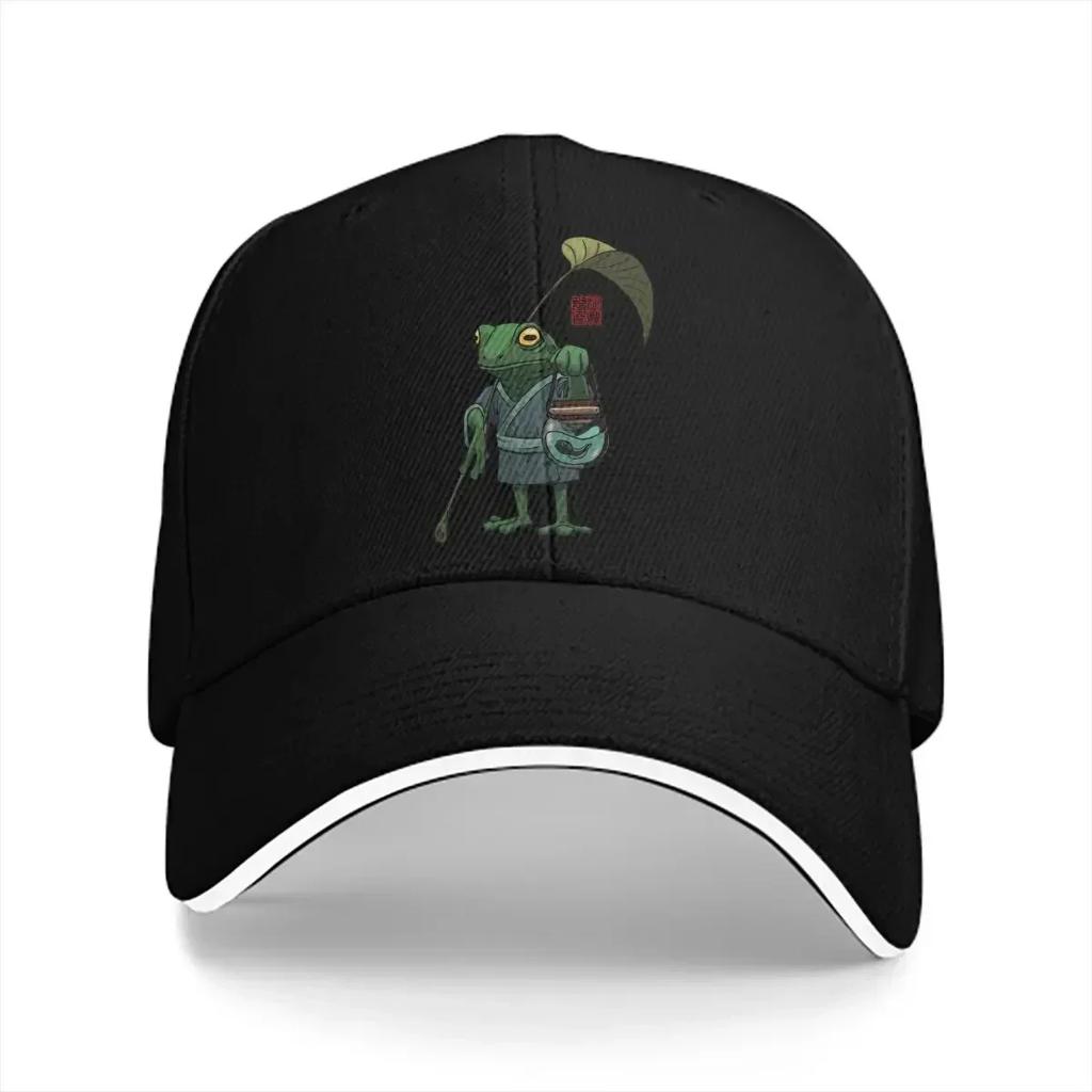 Funny Frog Animal Multicolor Hat Peaked Unisex Cap His Son Casual Visor Protection Hats