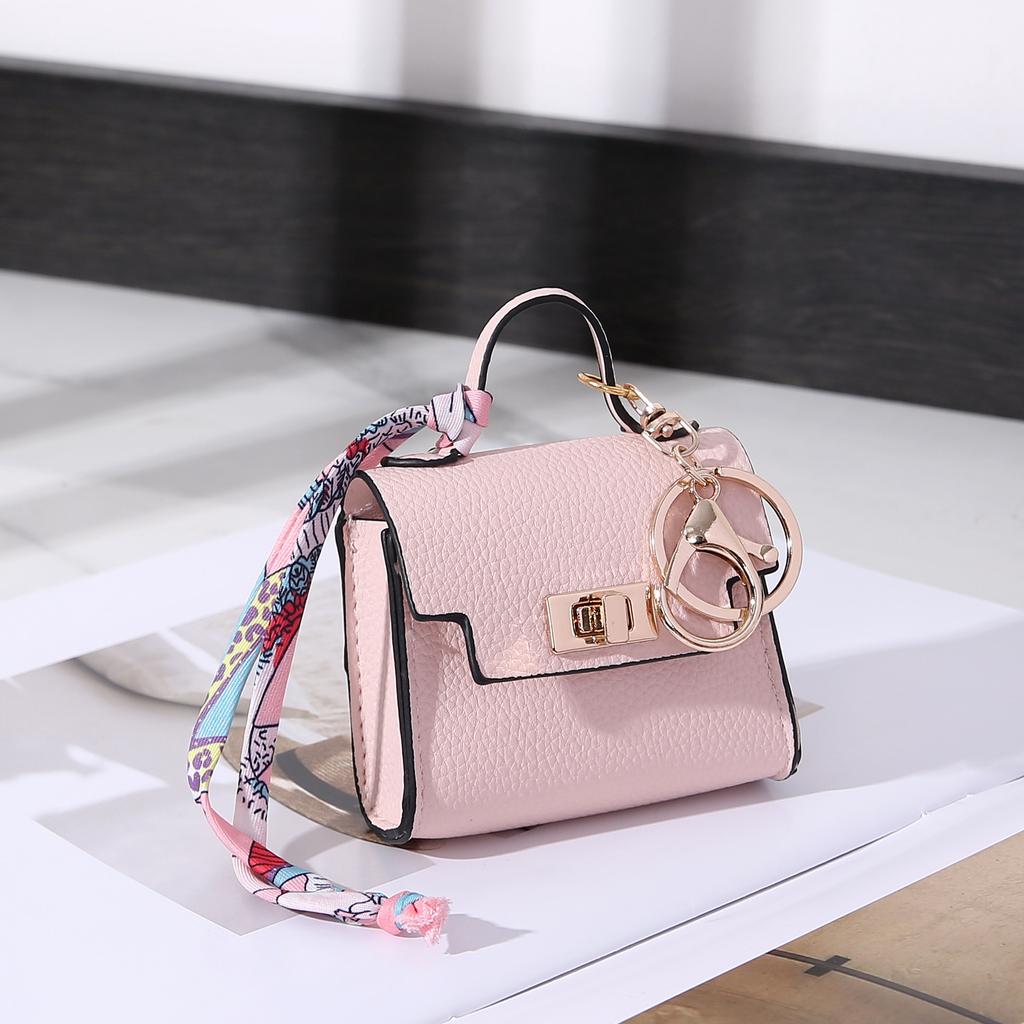 Mini wallet bag hanging house small bag light luxury bag new fashion pendant mouth red envelope earphone key bag