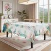 Ocean Theme Rectangle Table Cloth for Table Decor Kitchen Dining Waterproof Reusable Tablecloth for Tables Holiday Party Decor