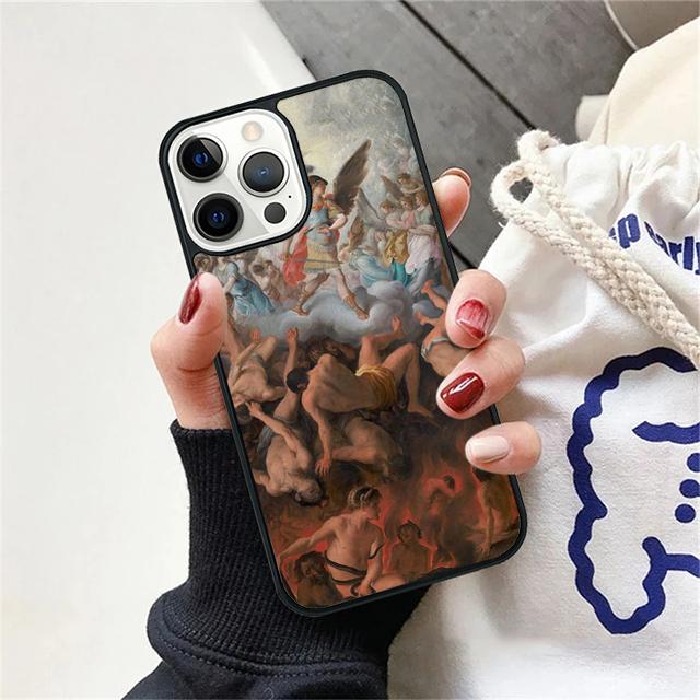 Renaissance Art Painting Coque Shell For iPhone 17 Air 15 16 14 13 12 Pro Max 11 Pro Max Plus Phone Case Cover