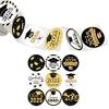 500 Counts 2025 Graduation Thank You Sticker 1.5Inch Wrapping Labels For Seal Envelope Card Packaging Party Decorating