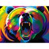 Oljemaleri DIY 5D Diamantmaleri Korssting Tiger Diamantbroderi Dyr Helrund Harpiks Rhinestones Mosaikk Hjemdekor