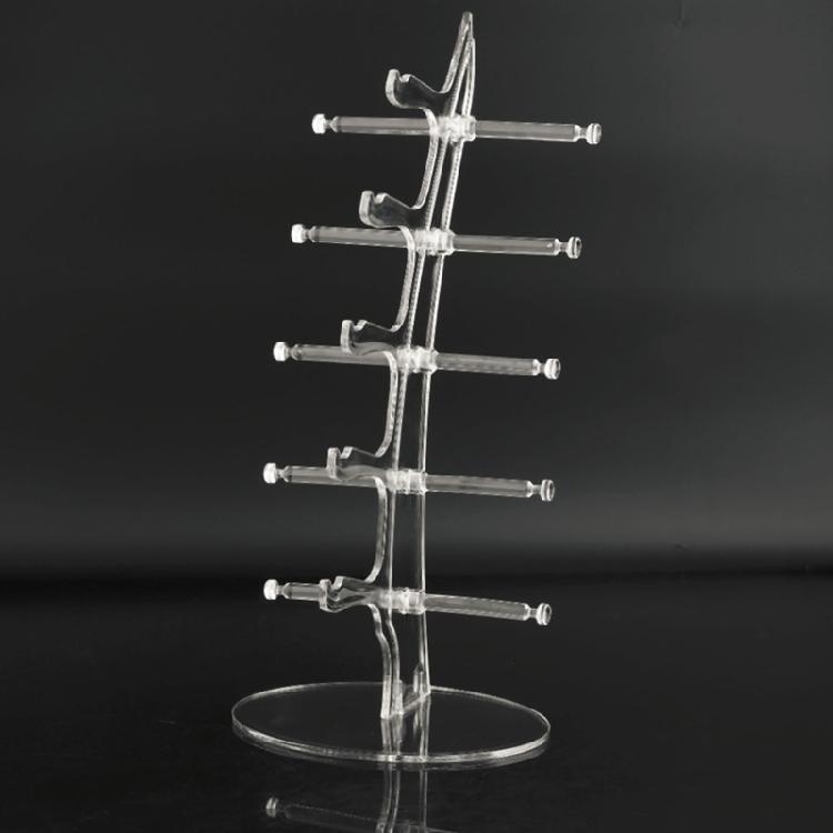 Acrylic Sunglass Rack Frame Glasses Organizer Eyeglass Storage Holder 5 Layers