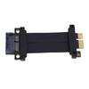 PCIe 4.0 X1 Extension Cable 180 Degrees  Full Speed Lossless Gen 4 GPU Graphics Card Extension Cable for M.2 WiFi