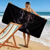 Blackpink Heartbeat Glow Beach Towel Beach Towel for Vacation Photos Portable for Travel Outdoor Pool Towel Absorbent Bath Towel Swim