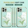 Cartoon Cute Bear Plating Phone Case for iPhone 11 13 15 Samsung Galaxy A52 Xiaomi Redmi 12C Note 10 Pro Oneplus Soft Smartphone Cover Cases