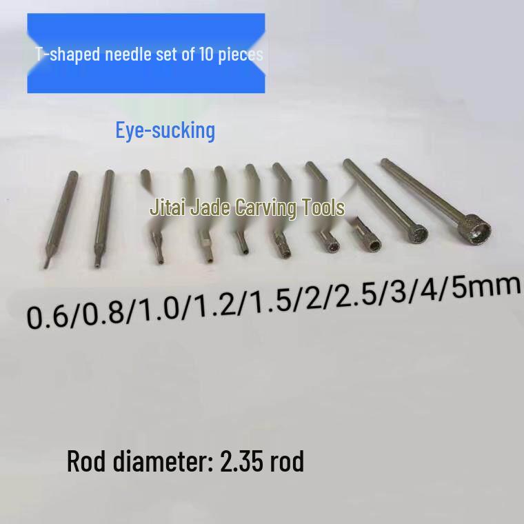 Diamond Jade Carving Tool Set: Polishing & Grinding Needles for Stone