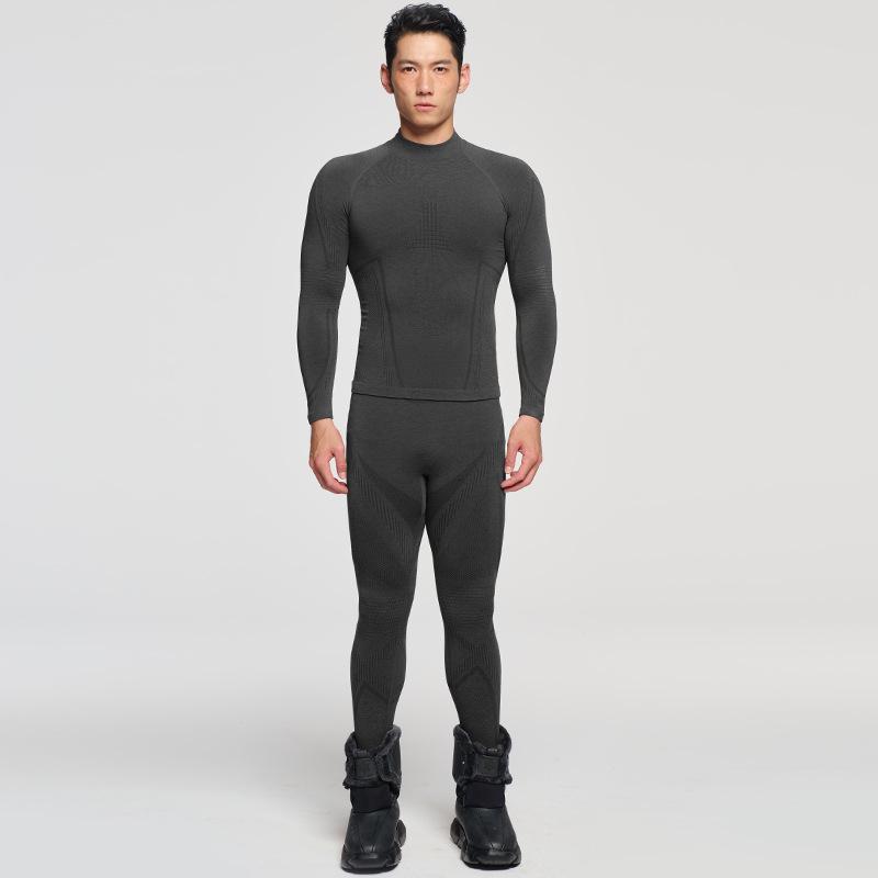 Men's & Women's Quick-Dry Skiing Cycling Hiking Sweat-Wicking Warm Thermal Underwear Set for Autumn/Winter