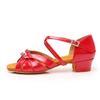 Latin Dance Shoes for Women Girls Salsa Tango Ballroom Dancing Shoes Soft Sole Low-heel 3.5cm