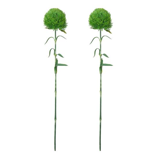 Fake Dianthus Artificial Greenery Stem Realistic Dianthus Trick Plant for Home Kitchen Wedding Courtyard Decoration