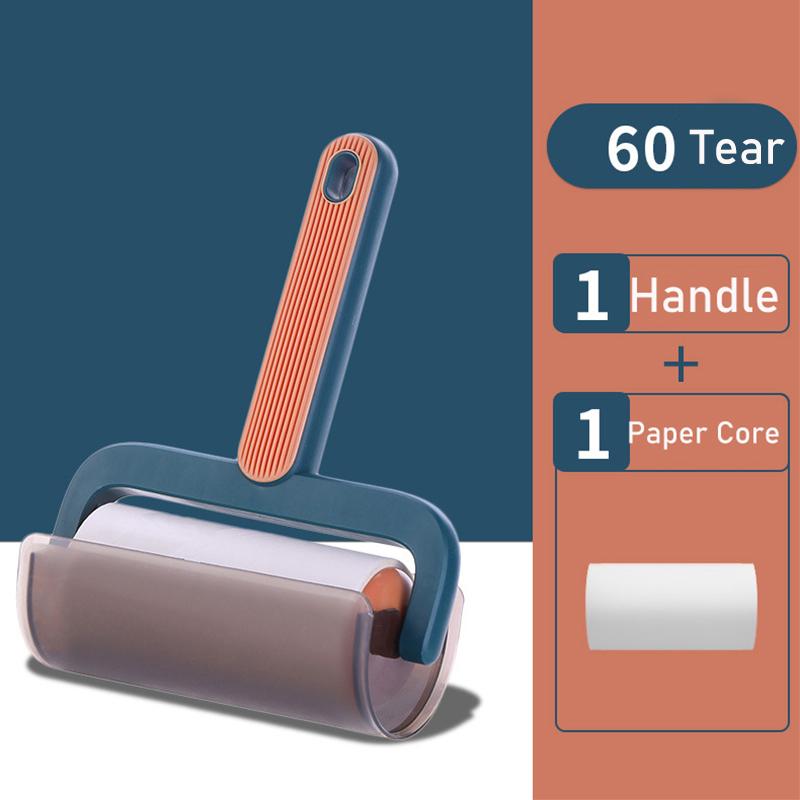 Hair Dust Remover Light Luxury New Style Sticky Roller Clean Brush Double Color Home Living Portable Travel Large Sticky Hair Lint Sticky Roller