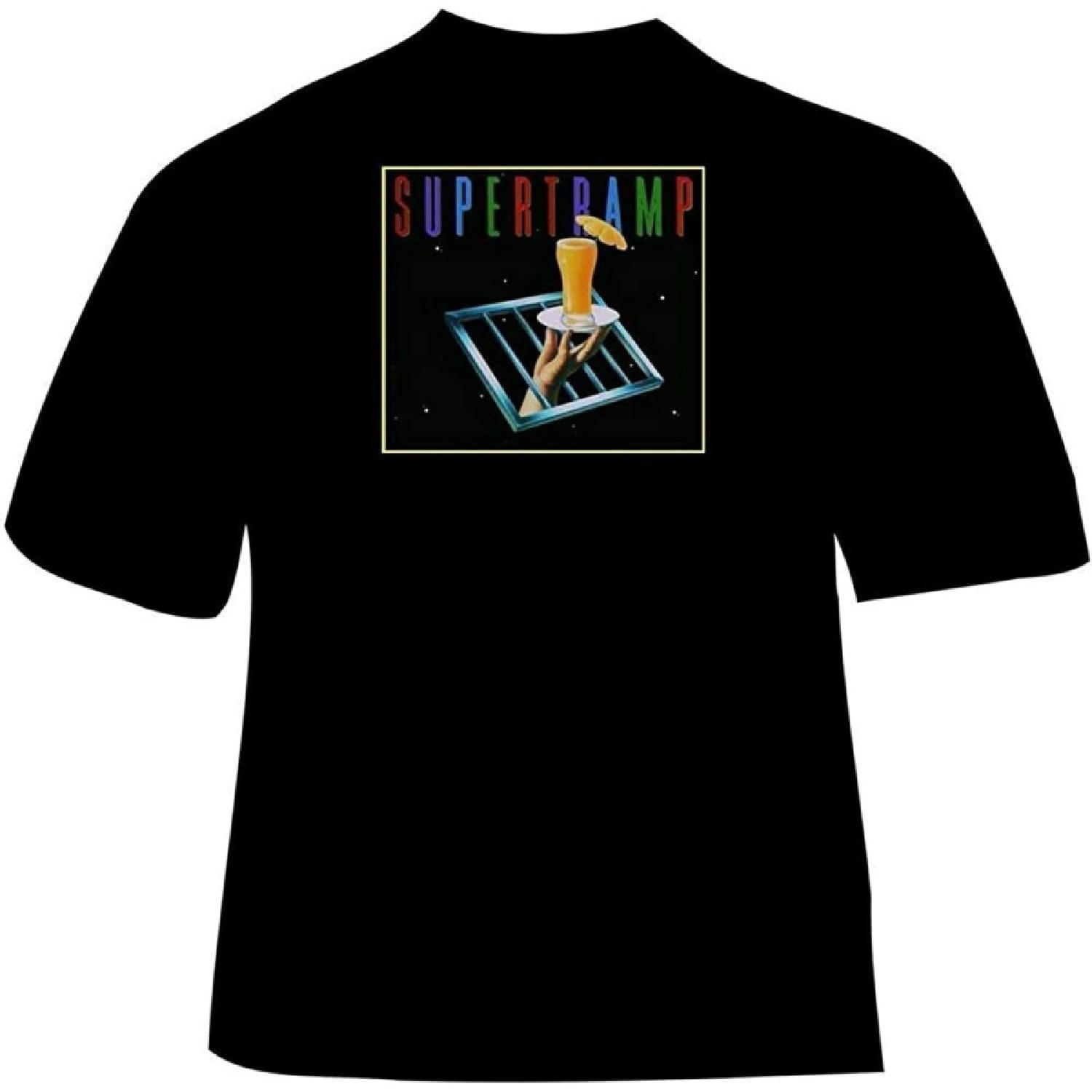 DOO MJUGG Tee Shirt Unisex Supertramp Crime of The Century Breakfast in America Combo Tee 3XL Black S