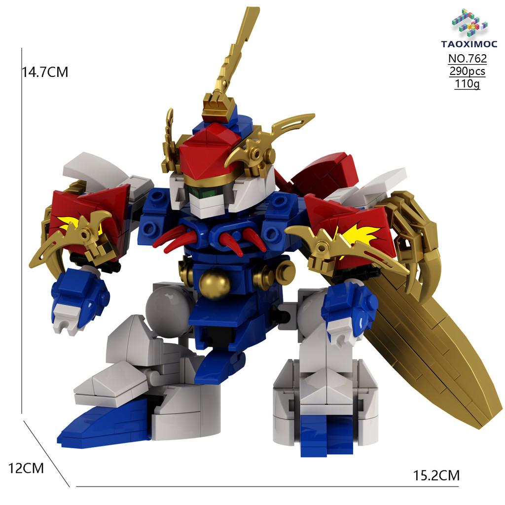 

Кроссовер из строительных блоков: Превосходный коллекционный набор для сборки экшн-модели - Соединяемый дизайн меха с подвижными суставами и фигурками персонажей 5