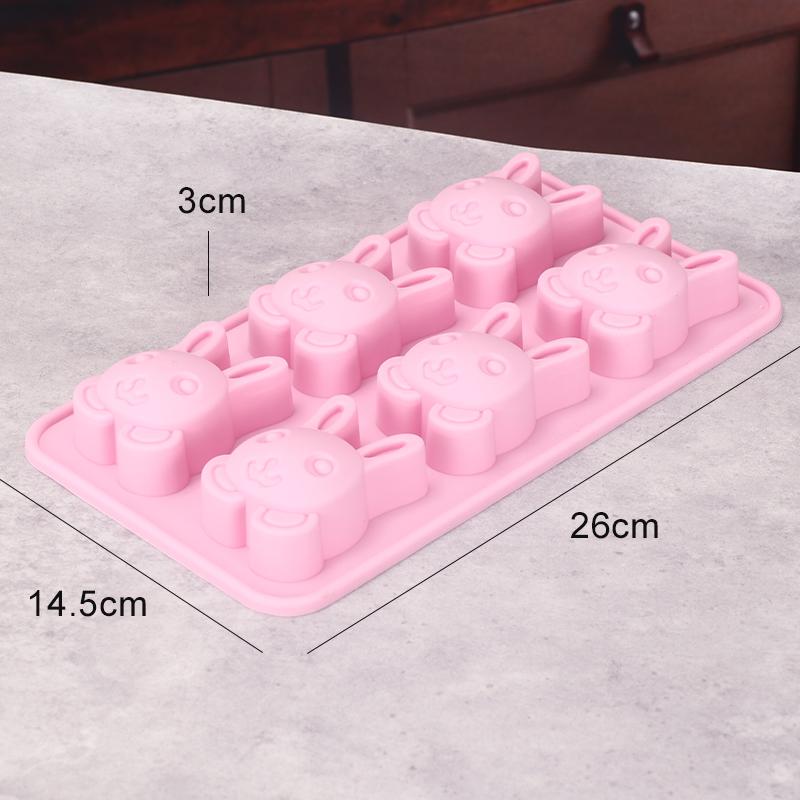 Easter Mold Silicone Mold Rabbit Bunny Cake Mould Chocolate Dessert Baking Mold 3D Cake Decorating Mold DIY Home Kitchen Tools
