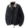 Jacket Men's Lapel Season Tooling Leather Couple Casual Loose Men's Jacket