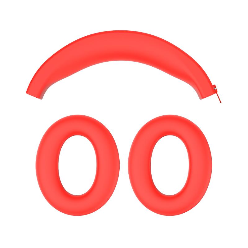 Suitable for Edifier WH950NB Active Noise Cancelling Wireless Headphones Ear muffs / zipper headband silicone protective cover