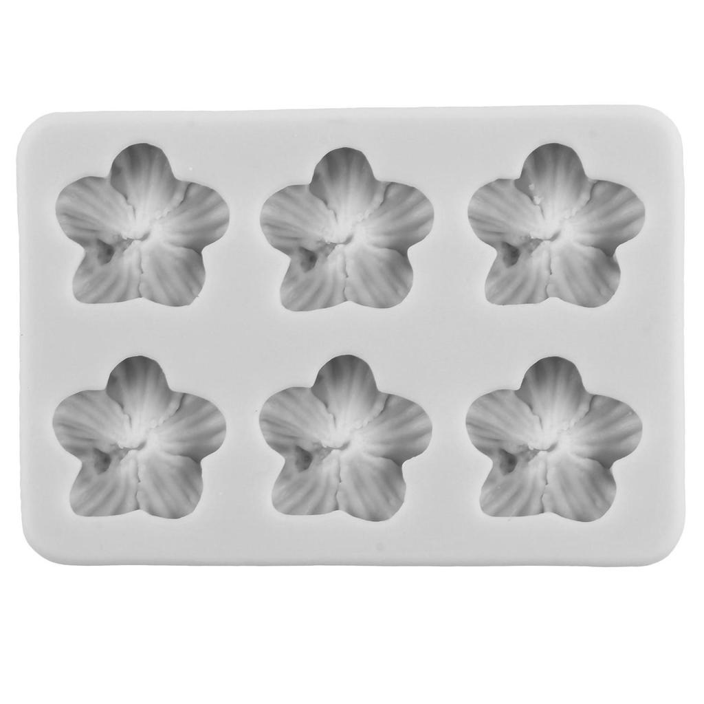 Flower Silicone Molds Hibiscus Flower Rose Flower Fondant Mold Cake Decorating Tools Cupcake Topper Candy Chocolate Gumpaste Mold