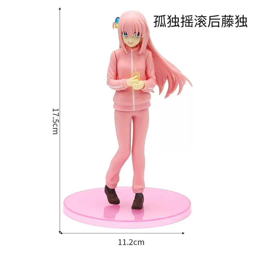 11CM Gotoh Hitori Figure Anime Bocchi The Rock Model Different Forms Toy Idol Gift Collection Ornaments Beautiful Girl PVC