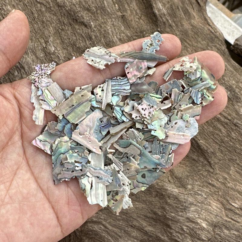 Handmade Natural Abalone Shell Fragments for Jewelry and Nail Art Design