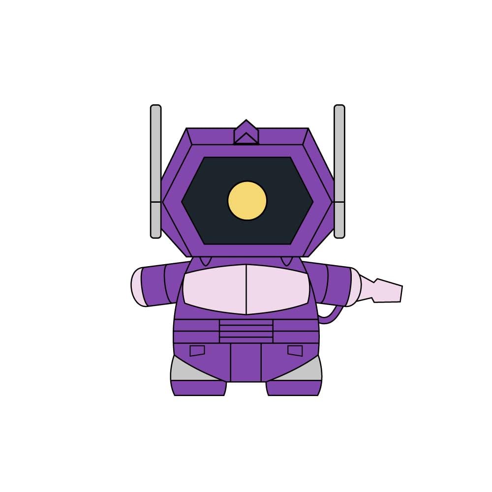 Mochibottsu Transformers Shockwave Plush Toy