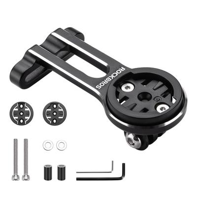 Rockbros Cycle Computer Mount Garmin Bryton Cycle Computer Bracket Garmin Bryton Wahoo Igpsport GoPro Bicycle Light Mount Road Bike Aluminum Alloy