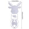 Christmas Cutting Dies Reindeer Die Cuts Templates for Card Making Scrapbooking DIY Papercraft Album Crafts